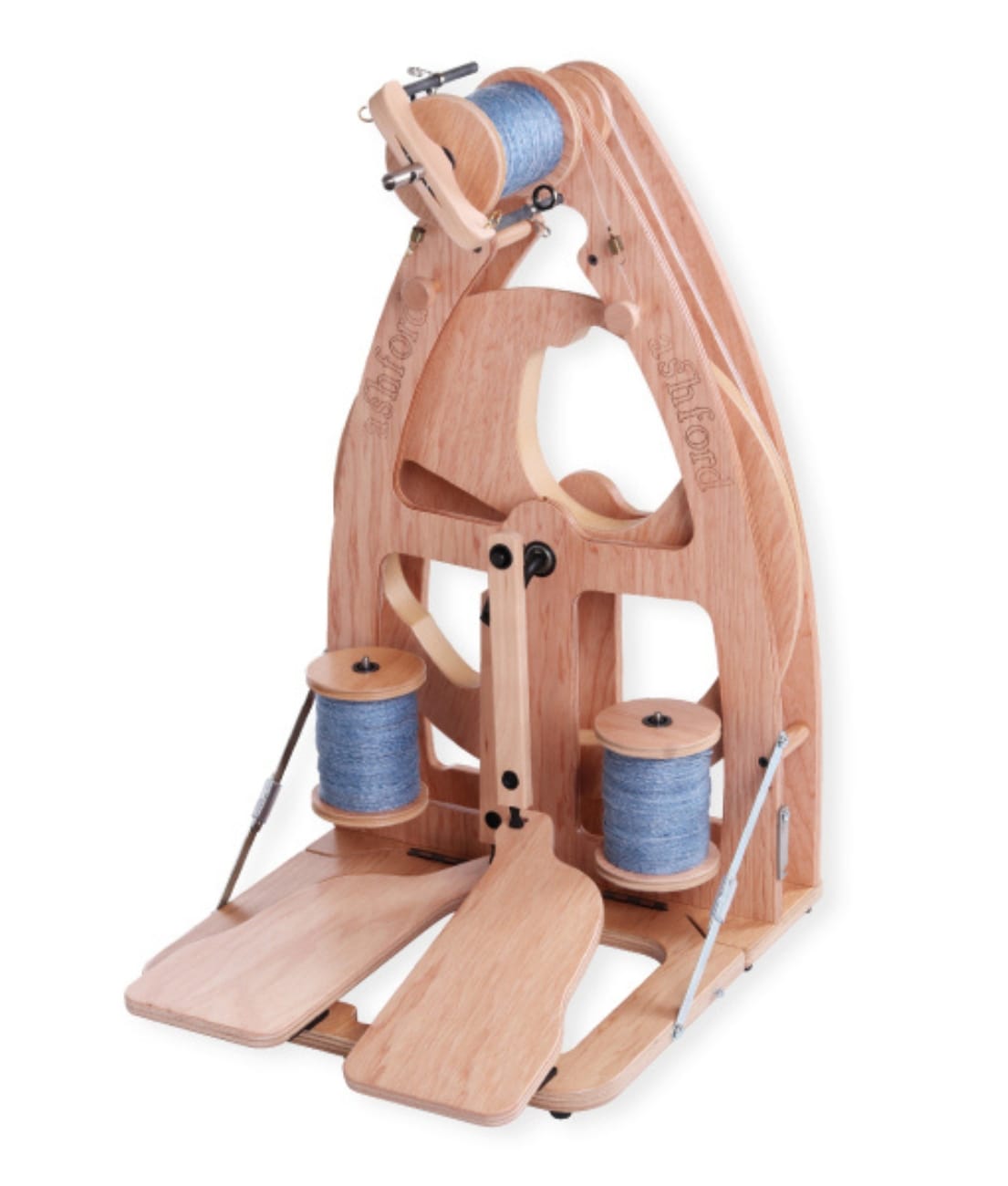 Ashford Spinning Wheels Ashford Joy Double Treadle Spinning Wheel 2 & Carry Bag - Lacquered