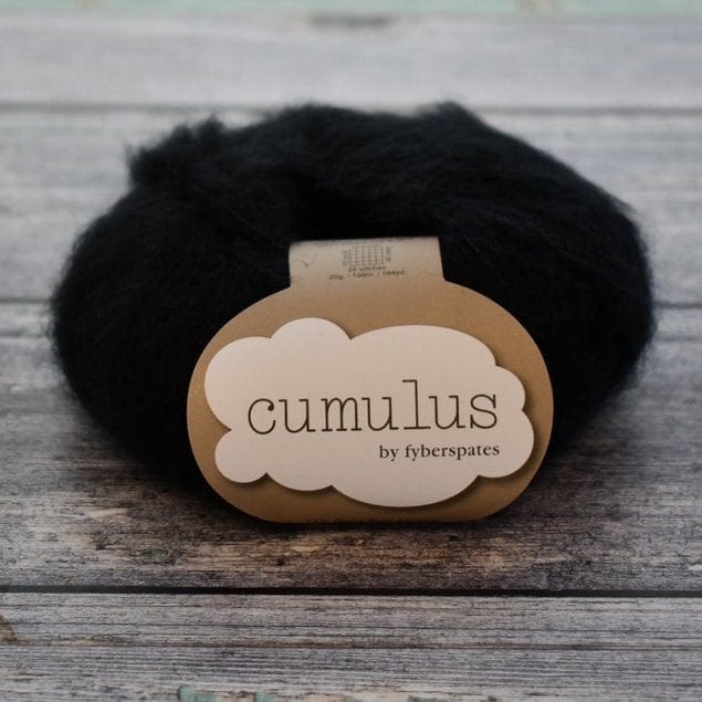 Fyberspates Lace Yarns Noir Fyberspates Cumulus
