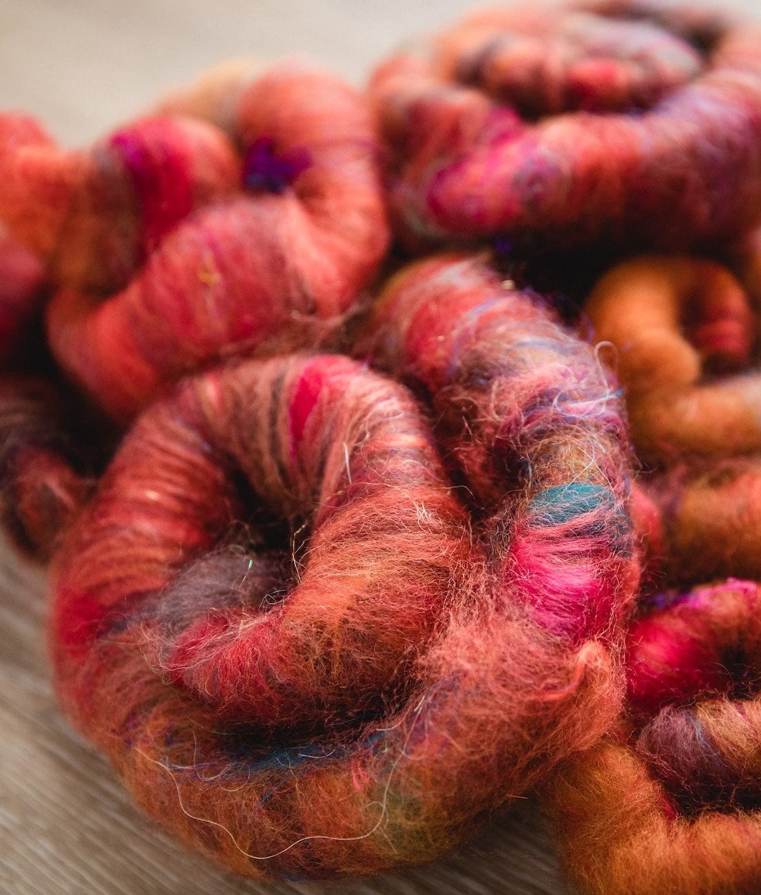 SweetGeorgia Yarns Classes Textured & Luxurious Fibre Blending Workshop with Debbie Held