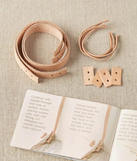 SweetGeorgia Yarns COCOKNITS COCOKNITS / Leather Handle Kit