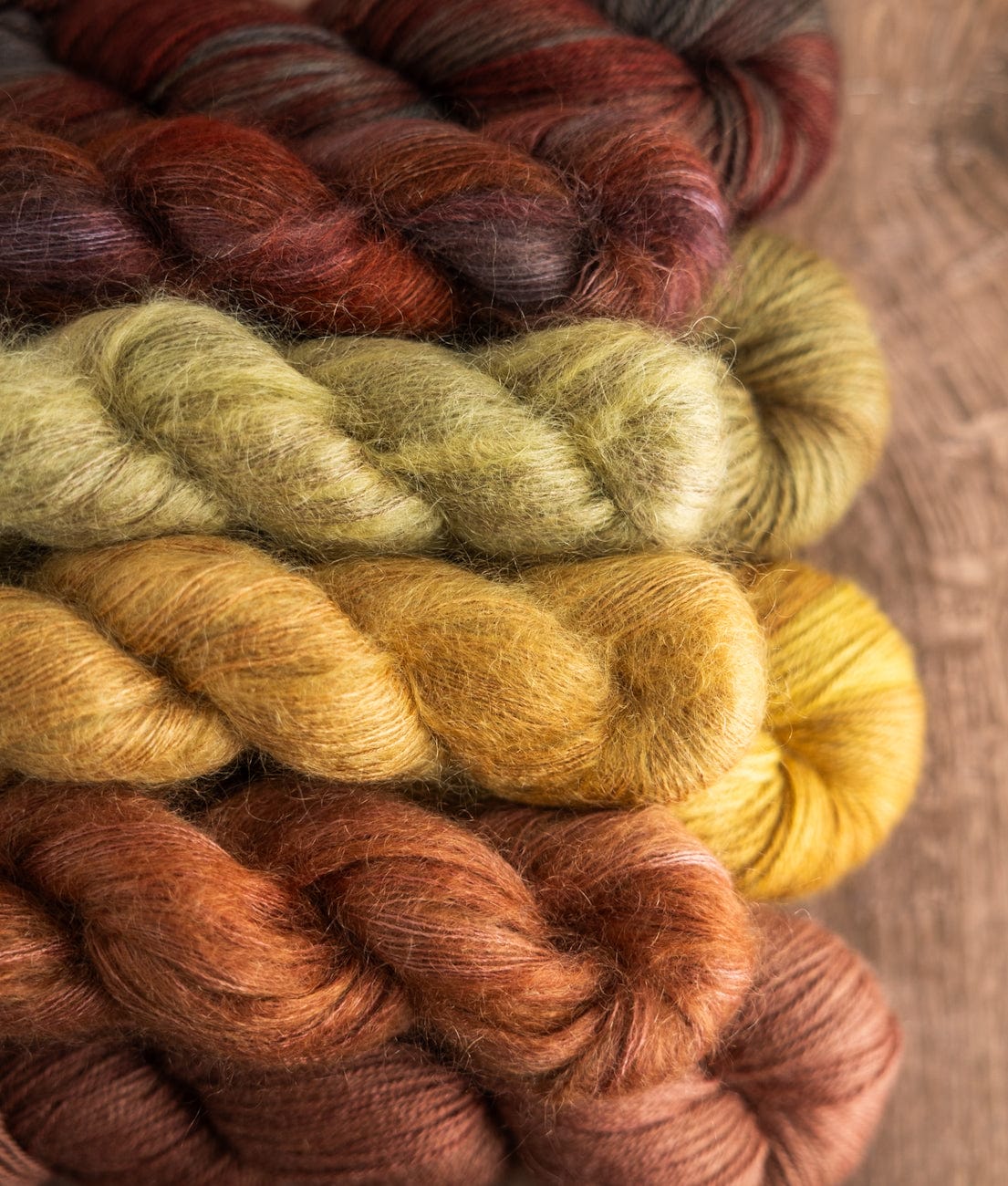 SweetGeorgia Yarns DK Yarns Falling Leaves Yarn Set