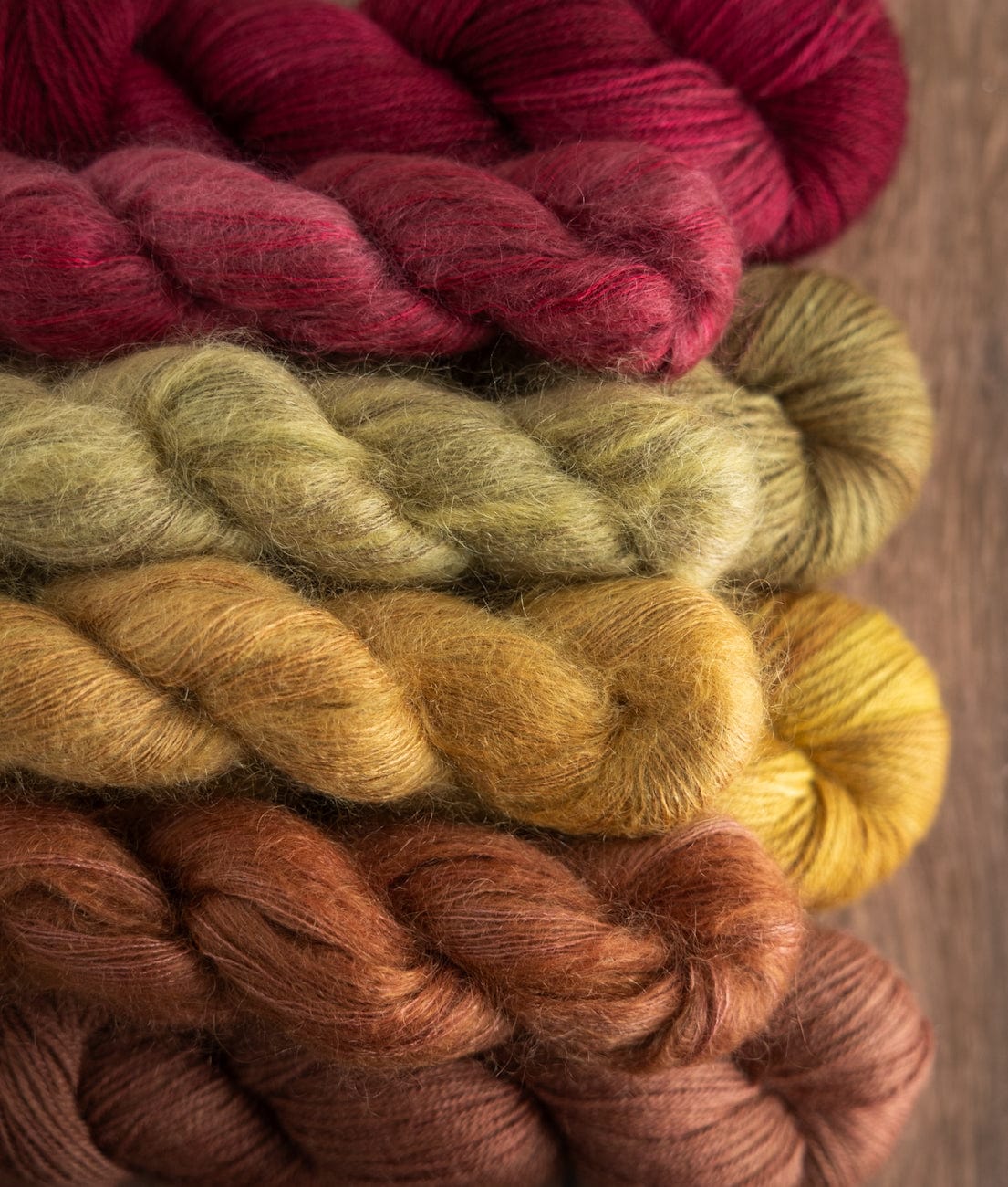 SweetGeorgia Yarns DK Yarns Falling Leaves Yarn Set