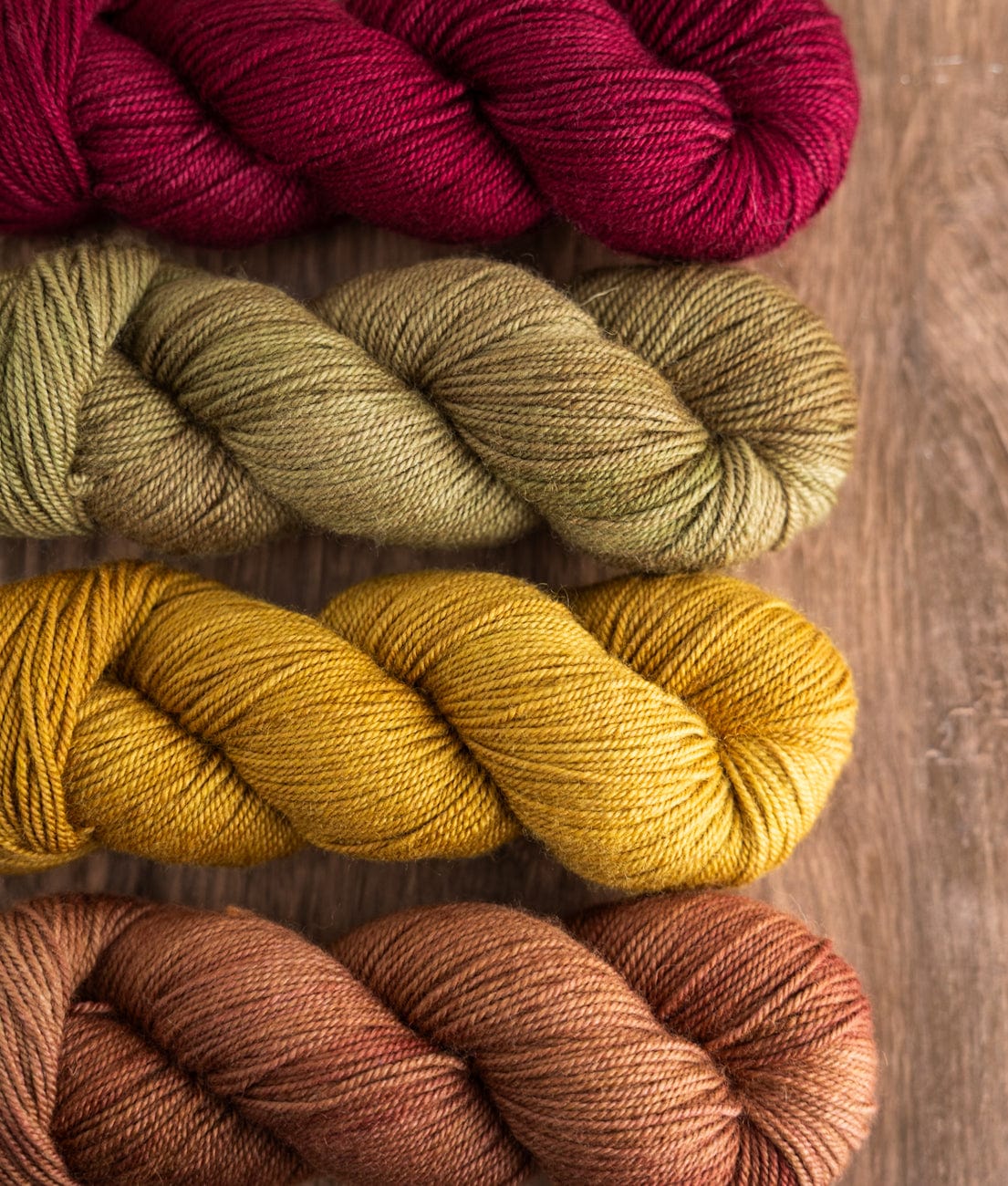 SweetGeorgia Yarns DK Yarns Falling Leaves Yarn Set