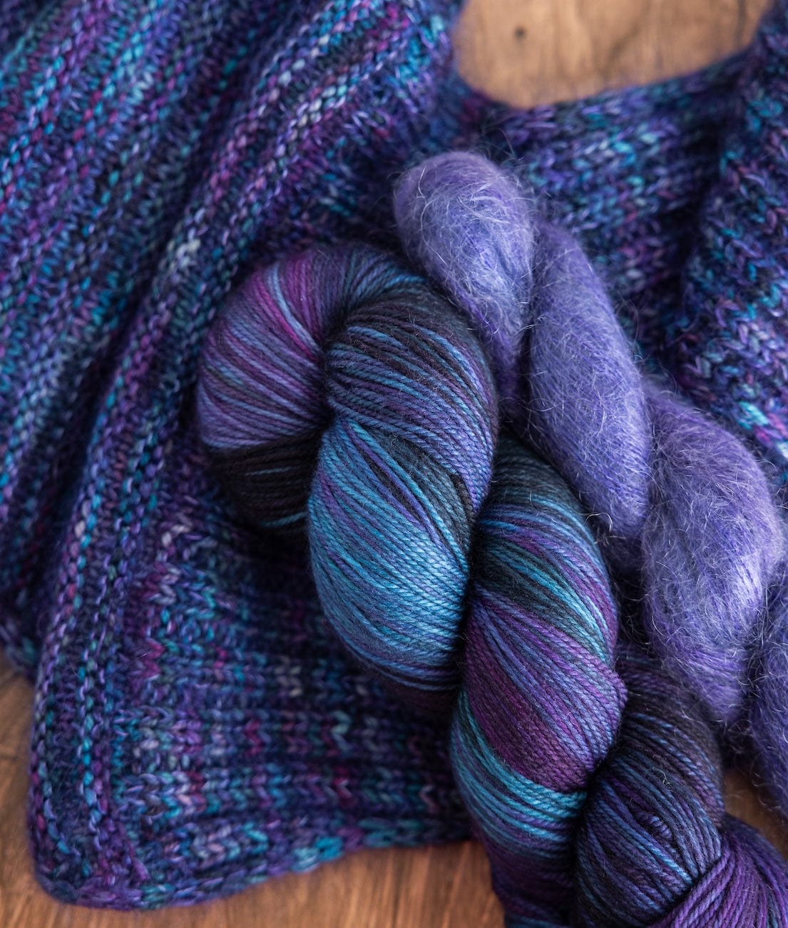 SweetGeorgia Yarns Fingering Yarns Rib Welt Scarf Yarn Set