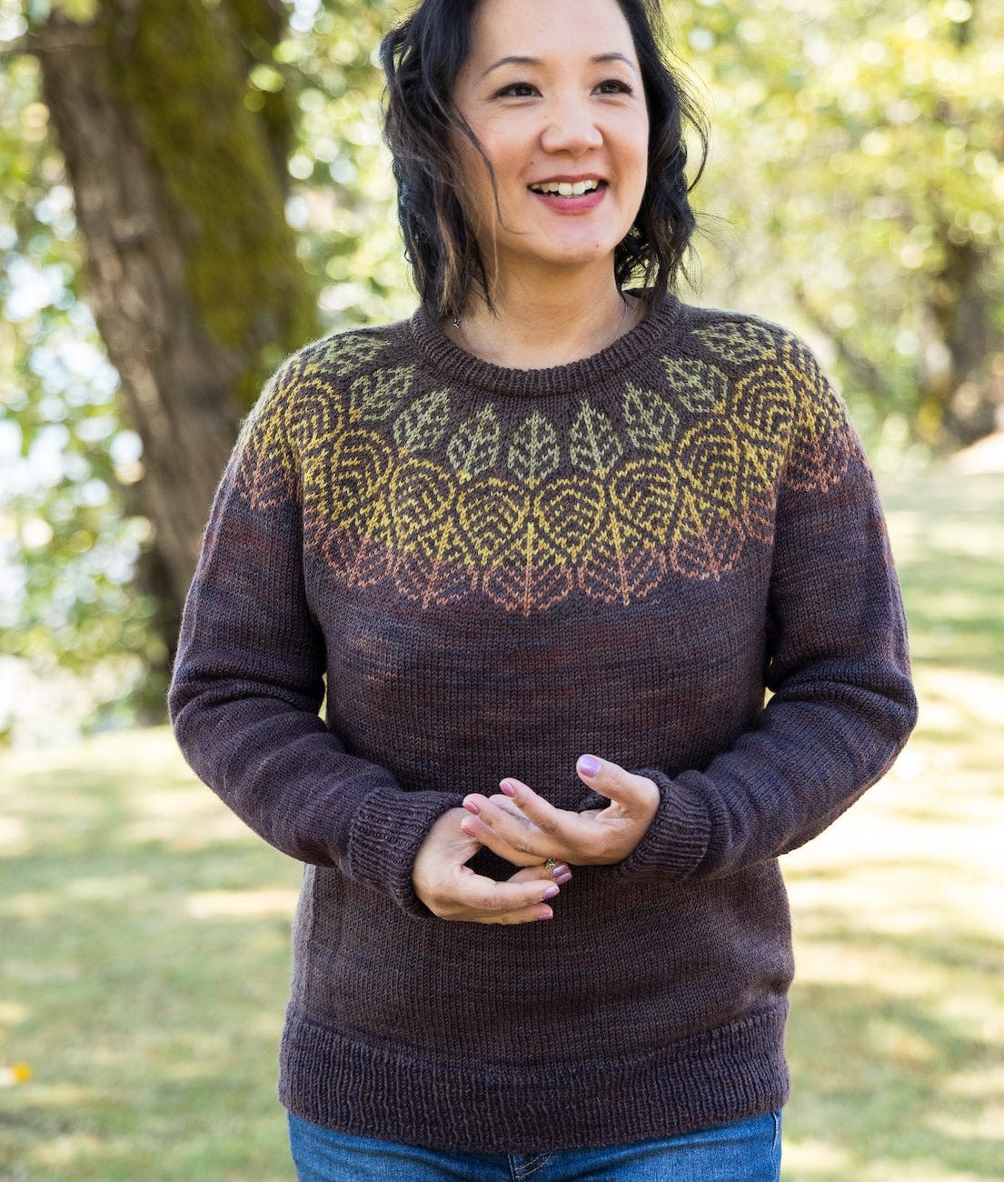 SweetGeorgia Yarns Knitting Patterns Falling Leaves