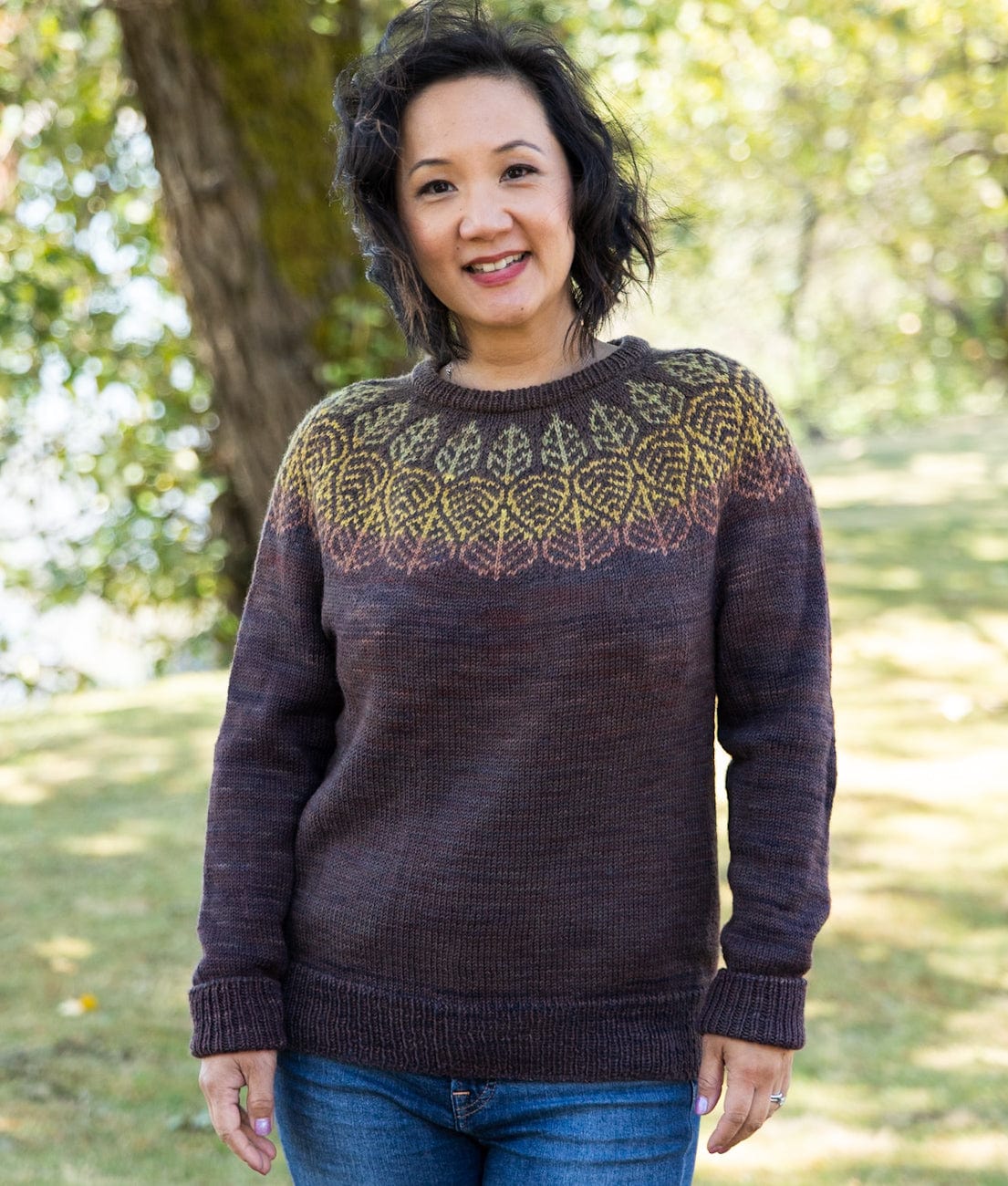 SweetGeorgia Yarns Knitting Patterns Falling Leaves