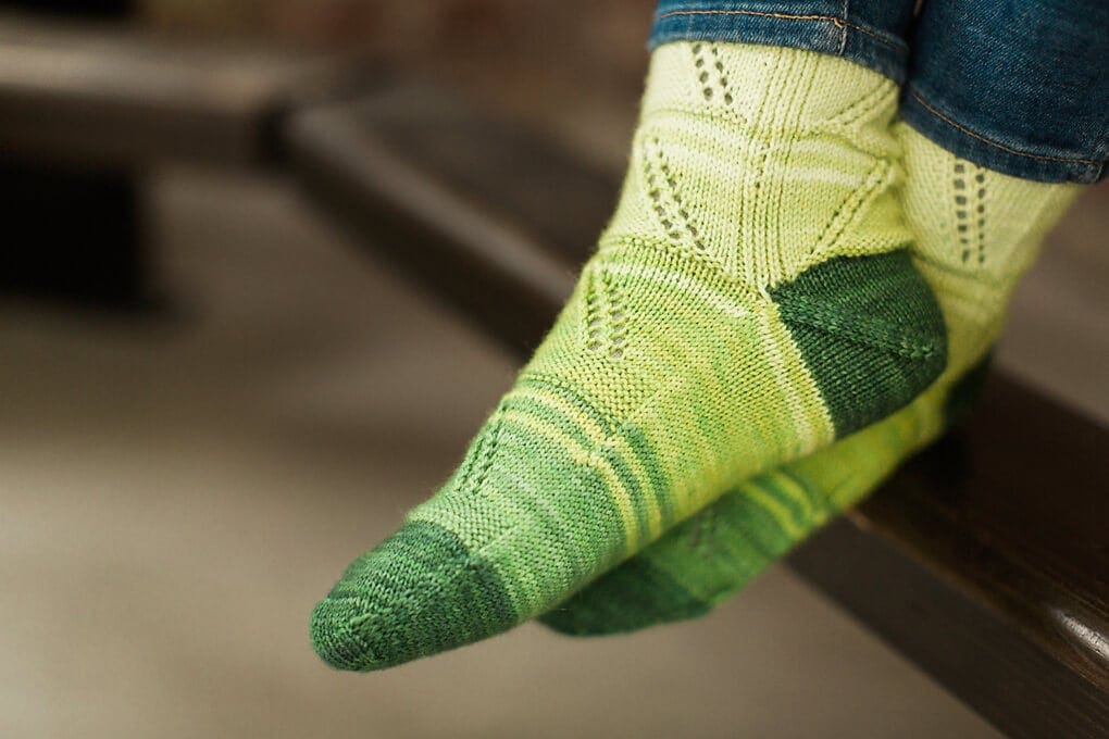 SweetGeorgia Yarns Knitting Patterns Unfurling Leaves