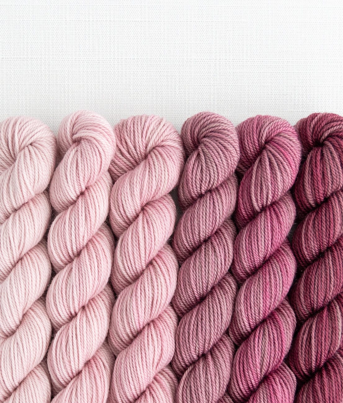 SweetGeorgia Yarns Mini-Skein Yarn Sets Lush Fade Mini Colour Fade / Tough Love Sock