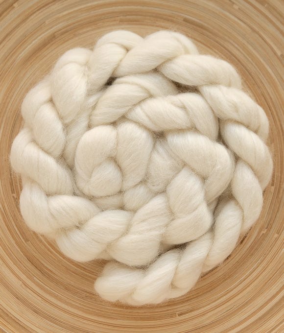 SweetGeorgia Yarns Spinning Fibre Natural / Undyed BFL+Silk Spinning Fibre