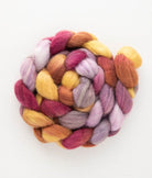 SweetGeorgia Yarns Spinning Fibre Patchwork Quilt BFL+Silk Spinning Fibre