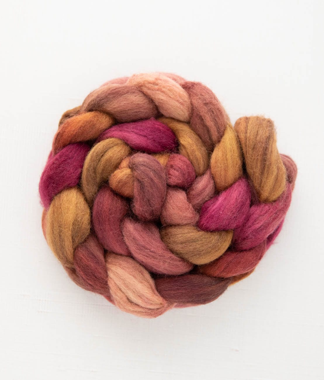 SweetGeorgia Yarns Spinning Fibre Salted Caramel Polwarth+Silk Spinning Fibre