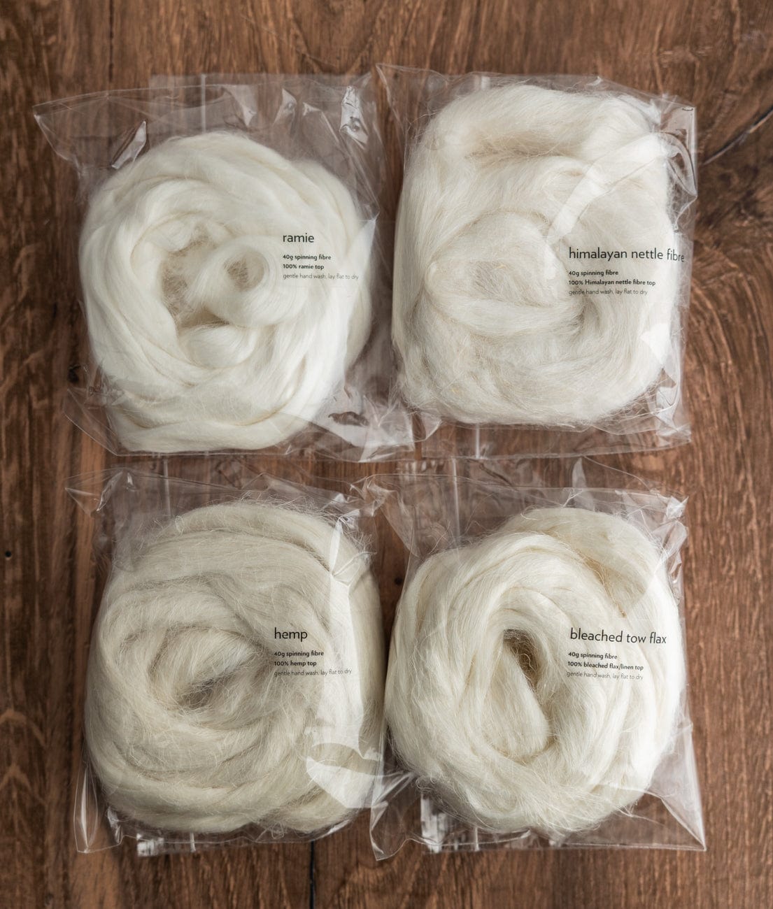 SweetGeorgia Yarns Spinning Kits Bast Fibres Sample Kit