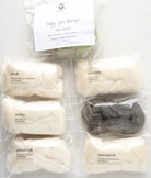 SweetGeorgia Yarns Undyed Spinning Fibre Spinning Sampler