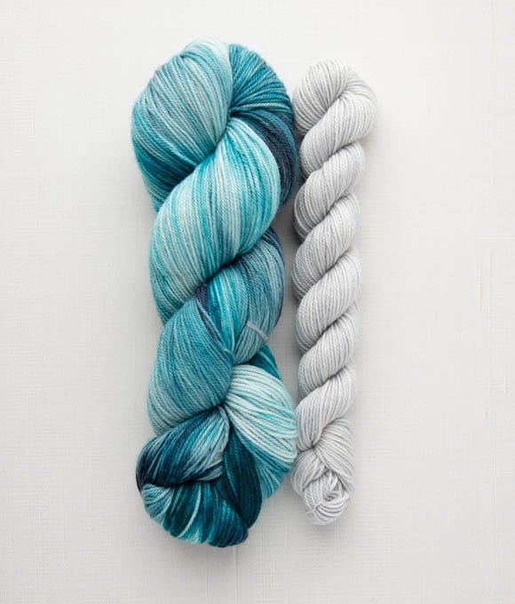 SweetGeorgia Yarns Yarn Sets Sock Kit / Tough Love Sock / Salton Sea