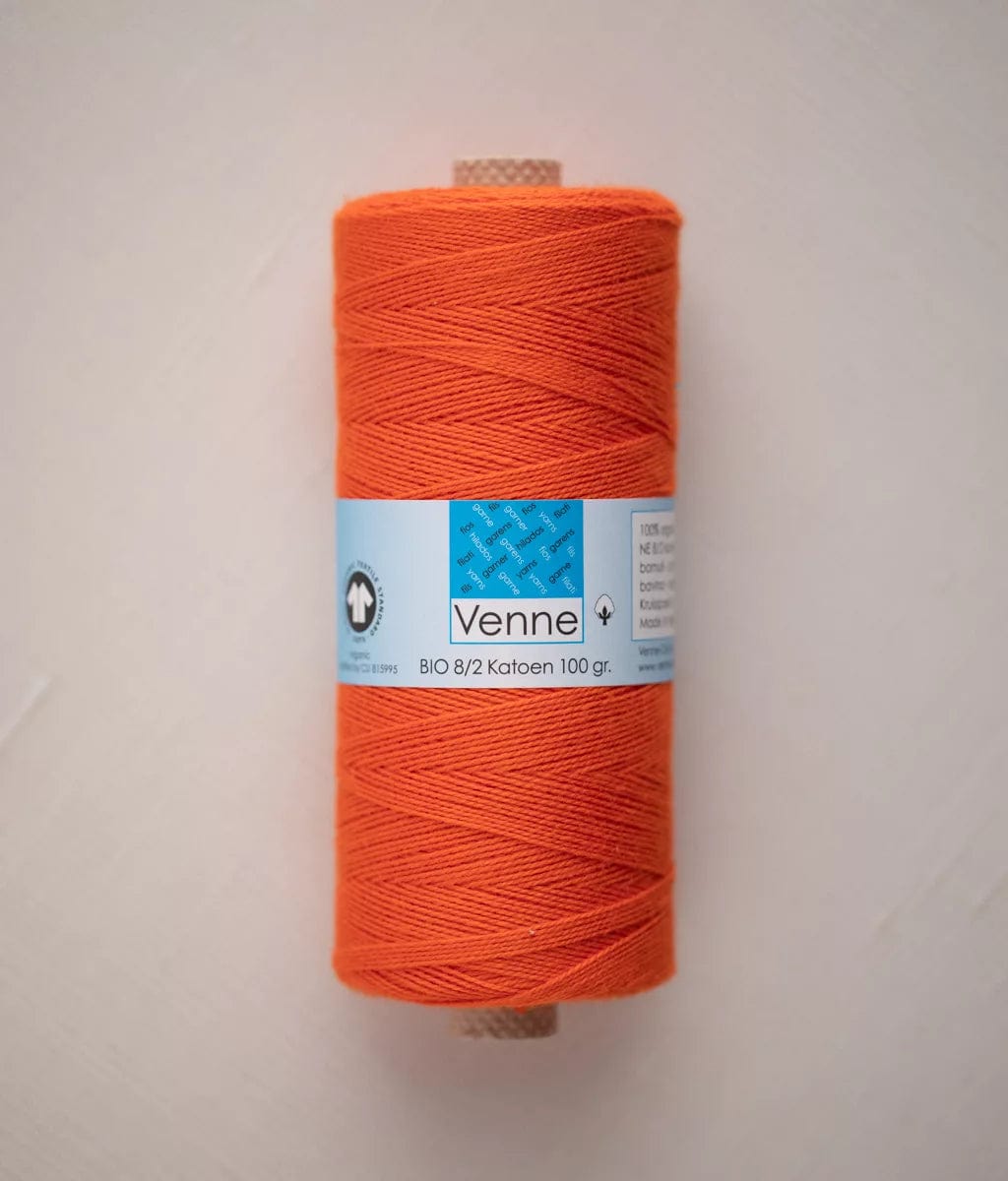 Venne Weaving Yarn Orange Venne 8/2